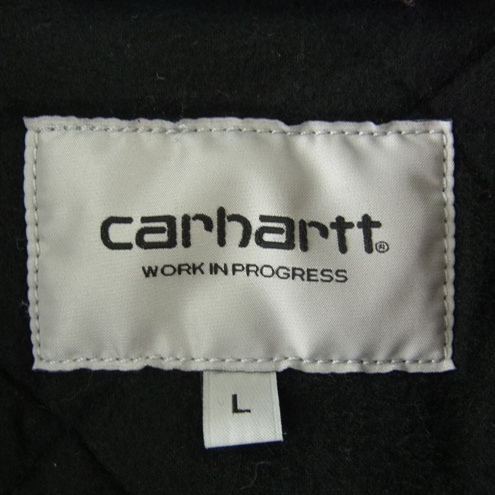 Carhartt カーハート MICHIGAN COAT ミシガン コート ペイズリー ジャケット 襟コーデュロイ 内キルティング ダークネイビー系 L【中古】