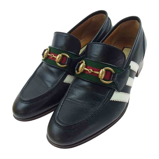 GUCCI グッチ 23SS  × adidas アディダス 3ストライプ ビットローファー マルチカラー系 37【中古】