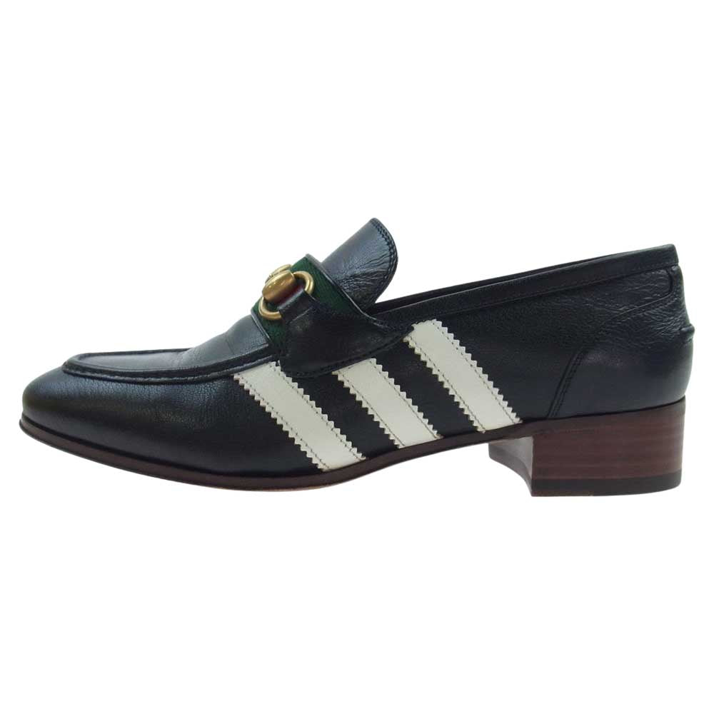 GUCCI グッチ 23SS  × adidas アディダス 3ストライプ ビットローファー マルチカラー系 37【中古】