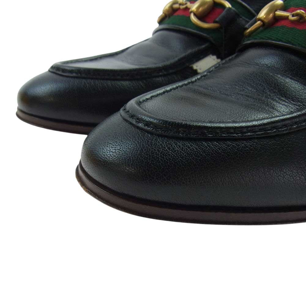 GUCCI グッチ 23SS  × adidas アディダス 3ストライプ ビットローファー マルチカラー系 37【中古】