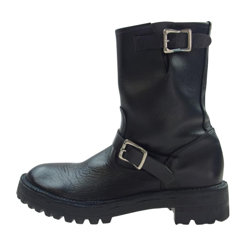 ディレイバイウィンアンドサンズ コードバン エンジニアブーツ ブラック系 M【中古】