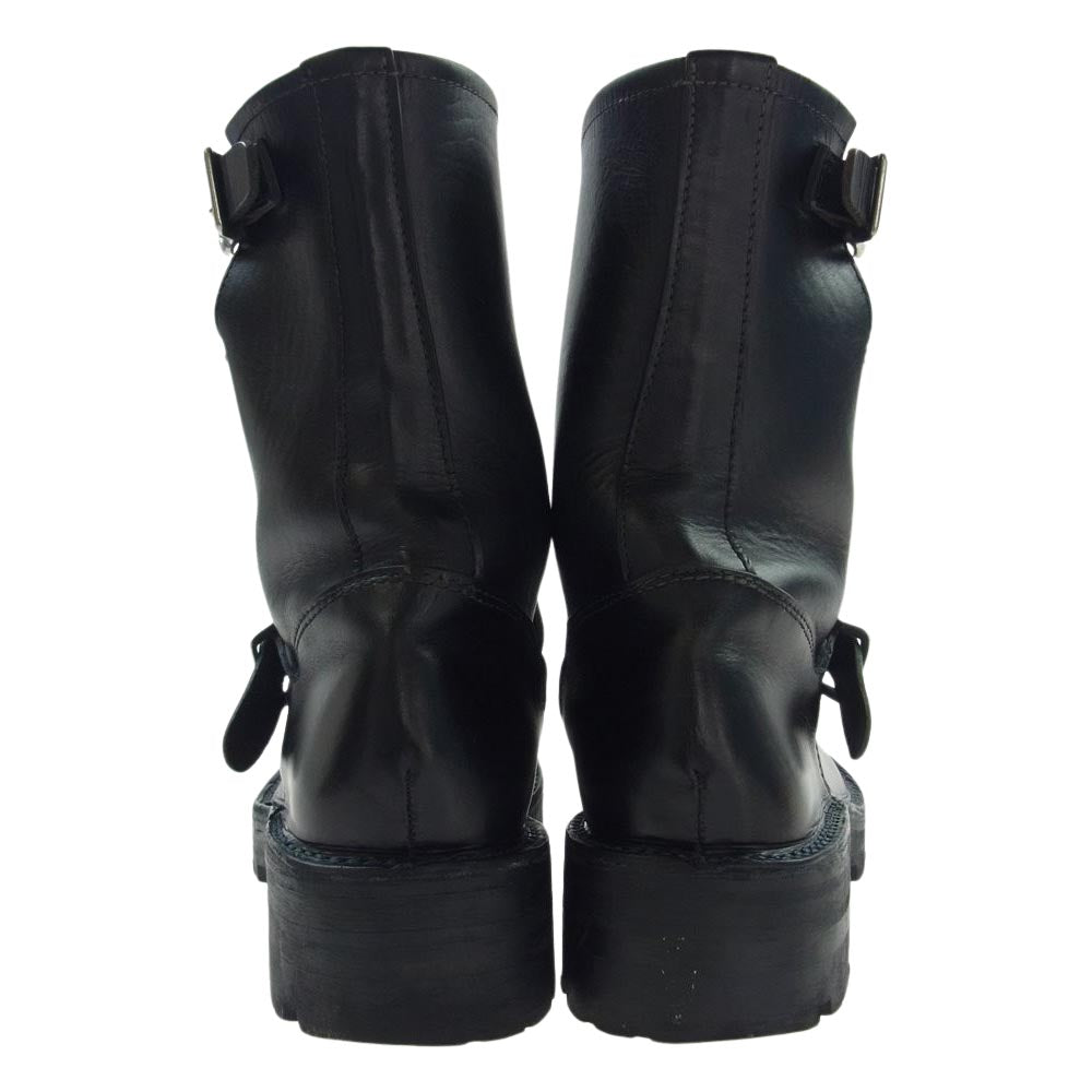 ディレイバイウィンアンドサンズ コードバン エンジニアブーツ ブラック系 M【中古】