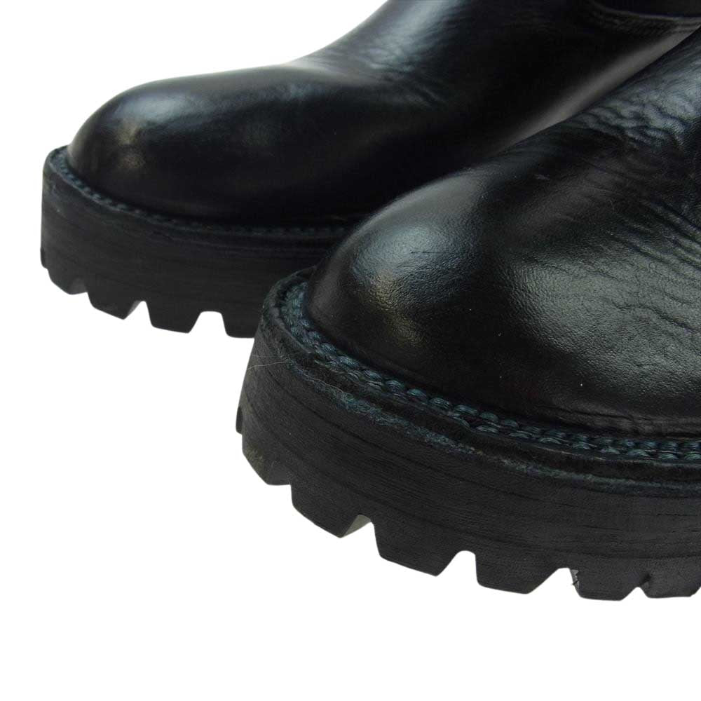ディレイバイウィンアンドサンズ コードバン エンジニアブーツ ブラック系 M【中古】