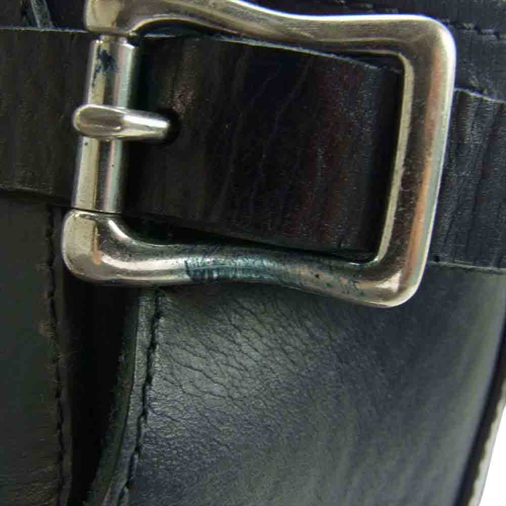 ディレイバイウィンアンドサンズ コードバン エンジニアブーツ ブラック系 M【中古】