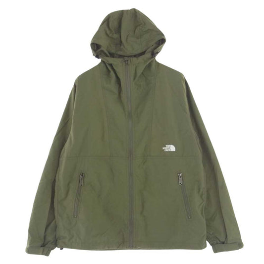 THE NORTH FACE ノースフェイス NP71830 COMPACT JACKET コンパクト ジャケット カーキ系 S【中古】