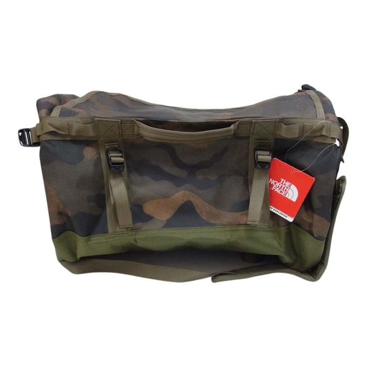 THE NORTH FACE ノースフェイス NM81967 BCダッフルS BC Duffel S カモフラ 総柄 2WAY ボストンバッグ ショルダーバッグ カーキ系 50L【極上美品】【中古】