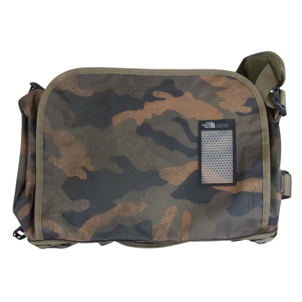 THE NORTH FACE ノースフェイス NM81967 BCダッフルS BC Duffel S カモフラ 総柄 2WAY ボストンバッグ ショルダーバッグ カーキ系 50L【極上美品】【中古】