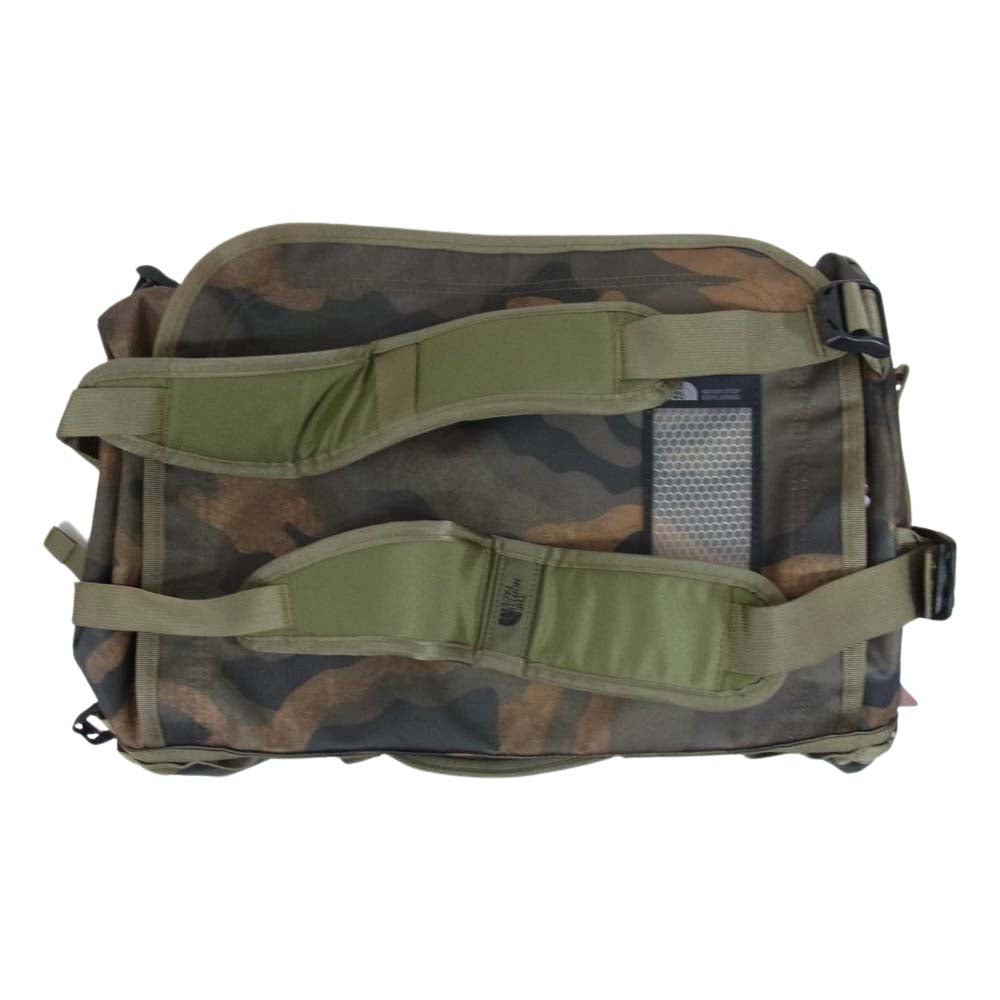 THE NORTH FACE ノースフェイス NM81967 BCダッフルS BC Duffel S カモフラ 総柄 2WAY ボストンバッグ ショルダーバッグ カーキ系 50L【極上美品】【中古】