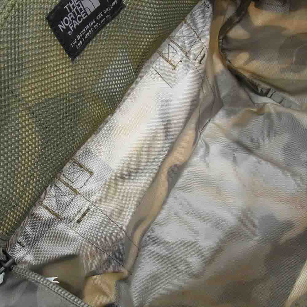 THE NORTH FACE ノースフェイス NM81967 BCダッフルS BC Duffel S カモフラ 総柄 2WAY ボストンバッグ ショルダーバッグ カーキ系 50L【極上美品】【中古】