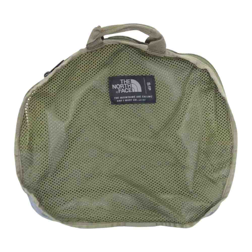 THE NORTH FACE ノースフェイス NM81967 BCダッフルS BC Duffel S カモフラ 総柄 2WAY ボストンバッグ ショルダーバッグ カーキ系 50L【極上美品】【中古】