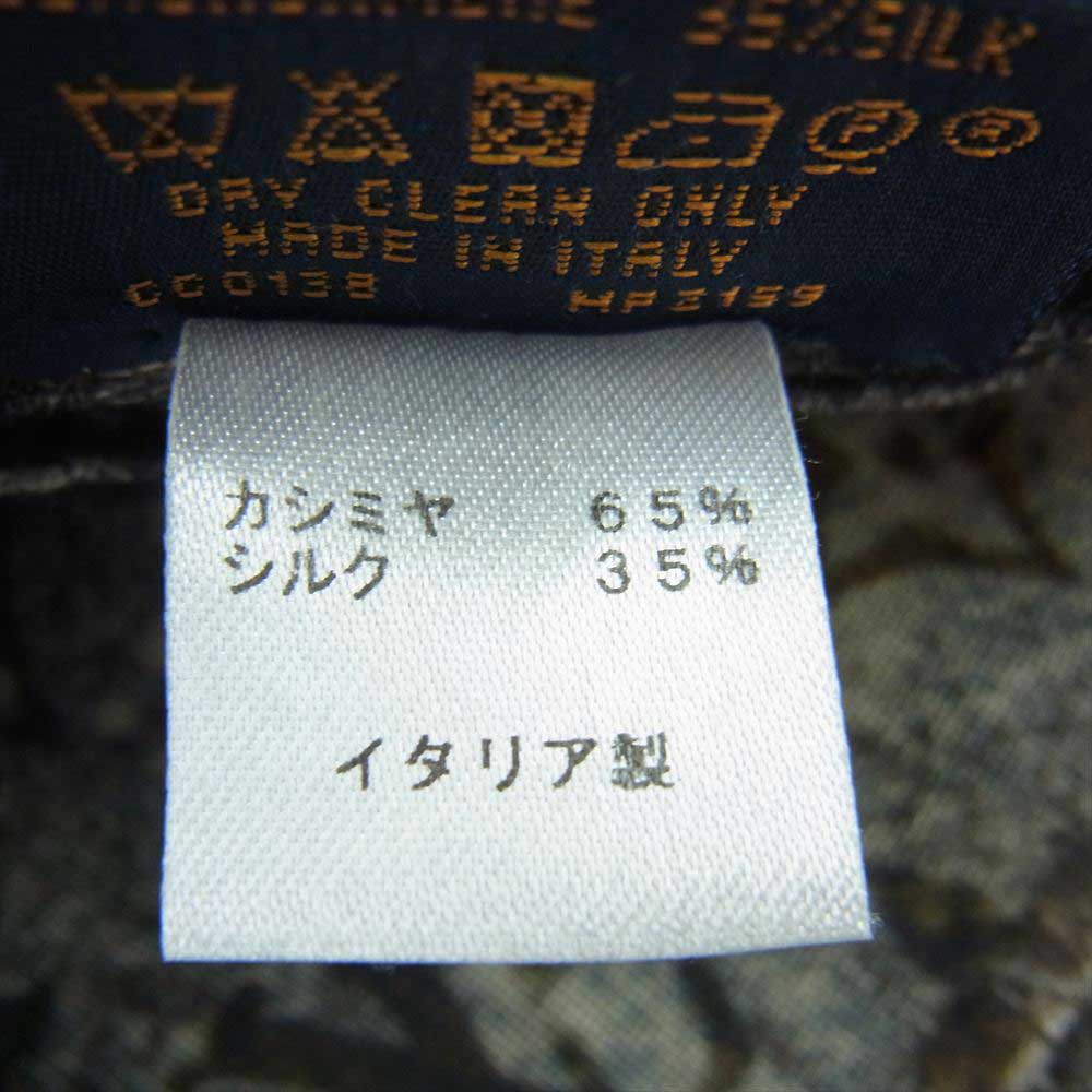 LOUIS VUITTON ルイ・ヴィトン カシミヤ シルク モノグラム ストール グレー系 ベージュ系【中古】