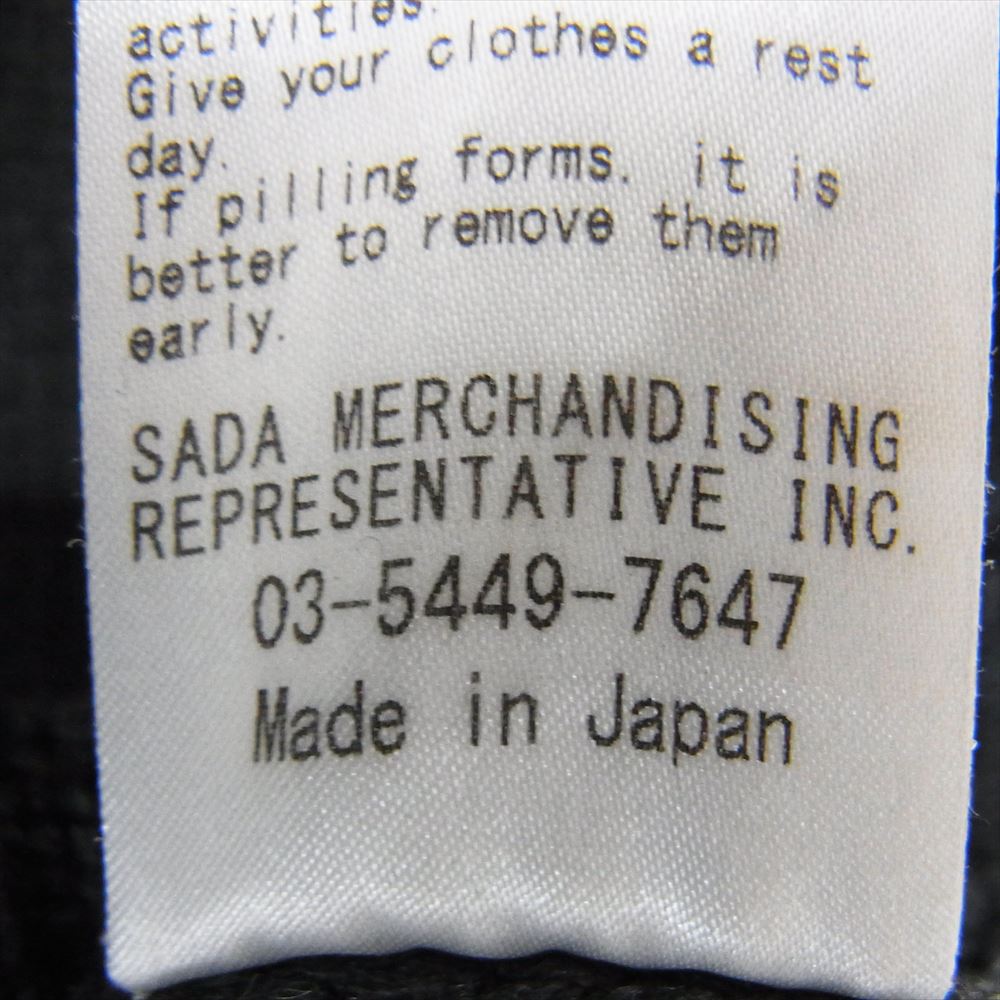 鎌倉シャツ WOOL カーディガン チャコール系 L【中古】