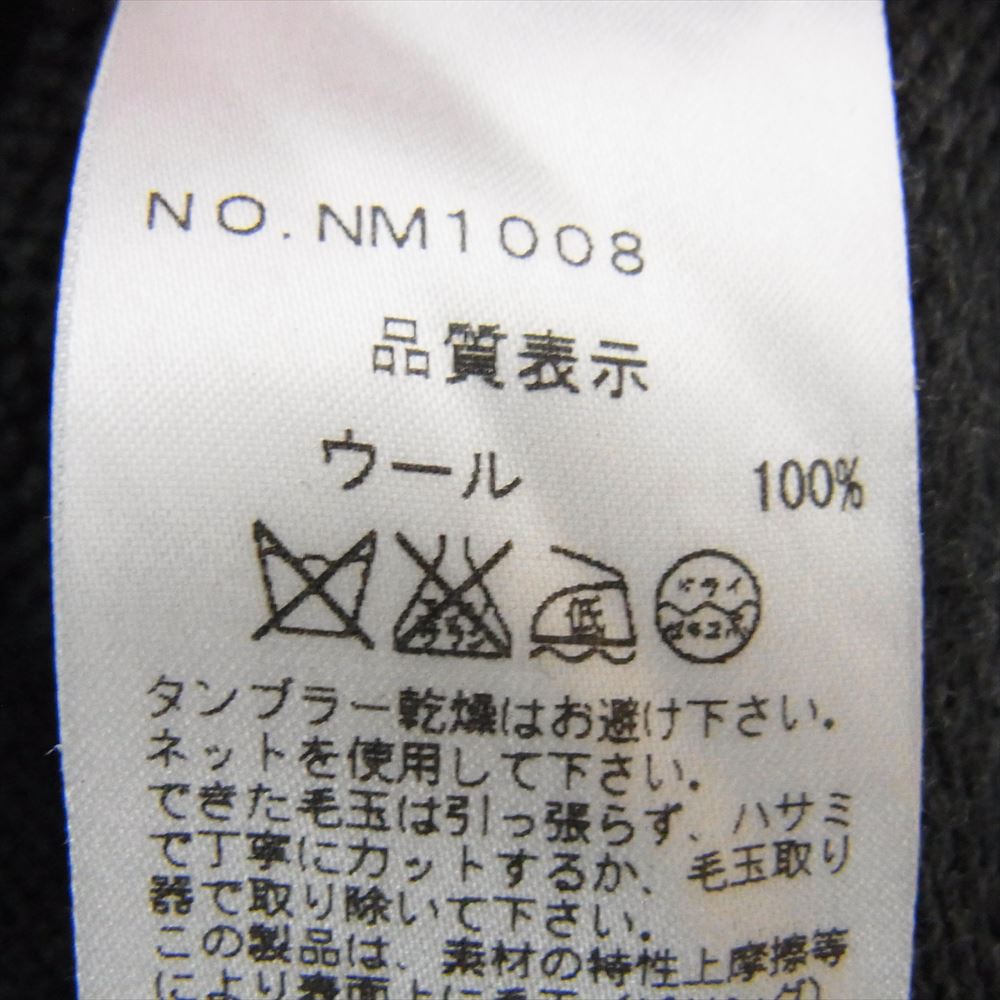 鎌倉シャツ WOOL カーディガン チャコール系 L【中古】