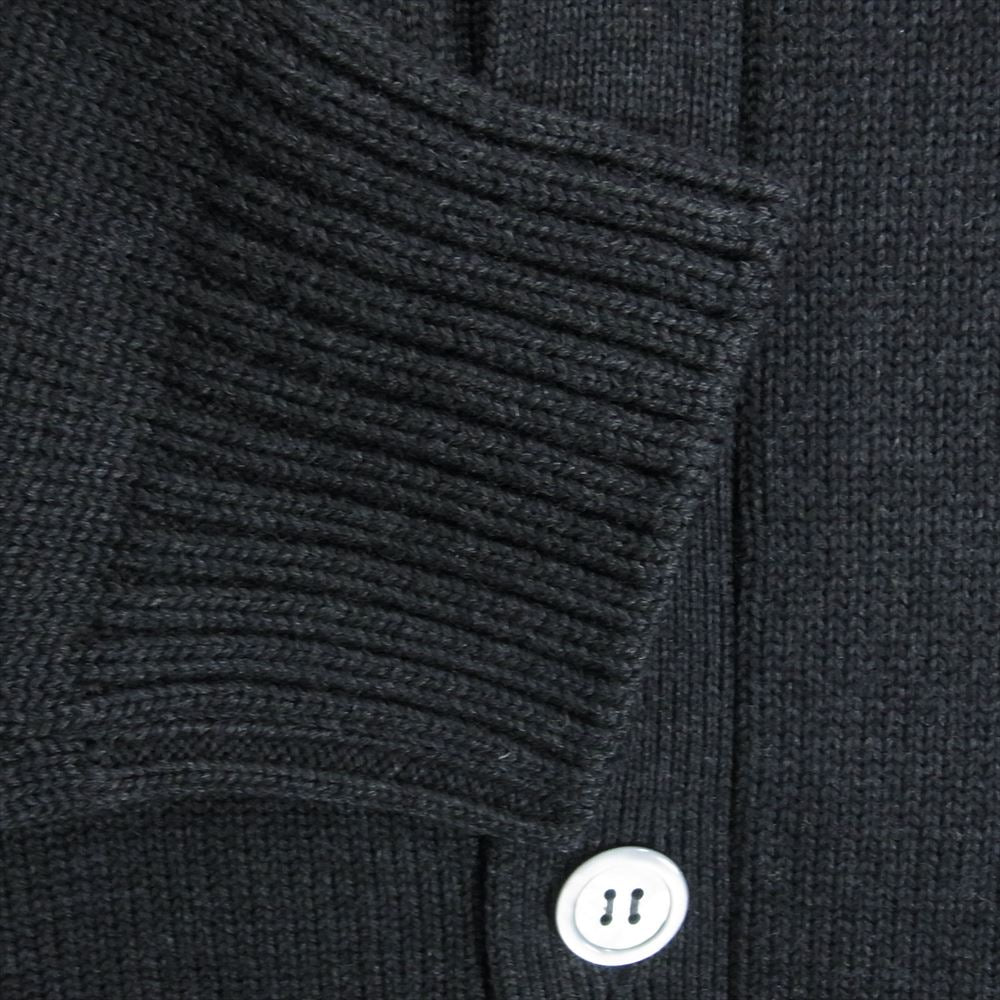 鎌倉シャツ WOOL カーディガン チャコール系 L【中古】