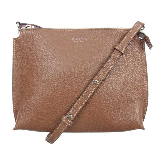 Daniel & Bob ダニエルアンドボブ レザー サコッシュ ショルダーバッグ ブラウン系【中古】