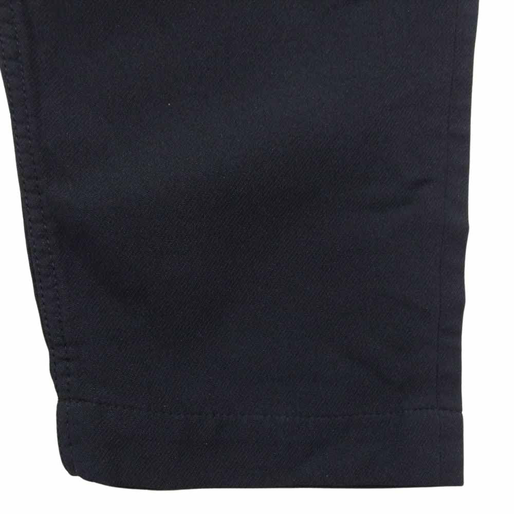 COMME des GARCONS HOMME DEUX コムデギャルソンオムドゥ 21SS DG-P053 ポリエステル 縮絨 パンツ ブラック系 S【中古】