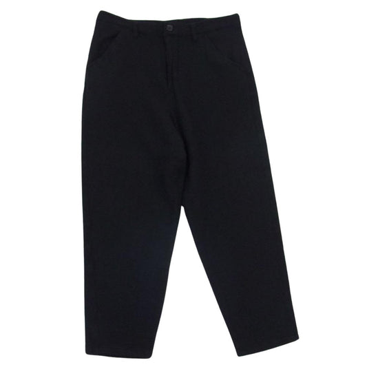 COMME des GARCONS コムデギャルソン 22AW FJ-P002 SHIRT plain broadcloth wool ウール スラックス ブラック系 XS【中古】