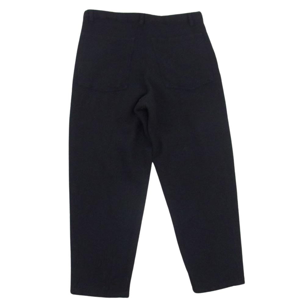 COMME des GARCONS コムデギャルソン 22AW FJ-P002 SHIRT plain broadcloth wool ウール スラックス ブラック系 XS【中古】