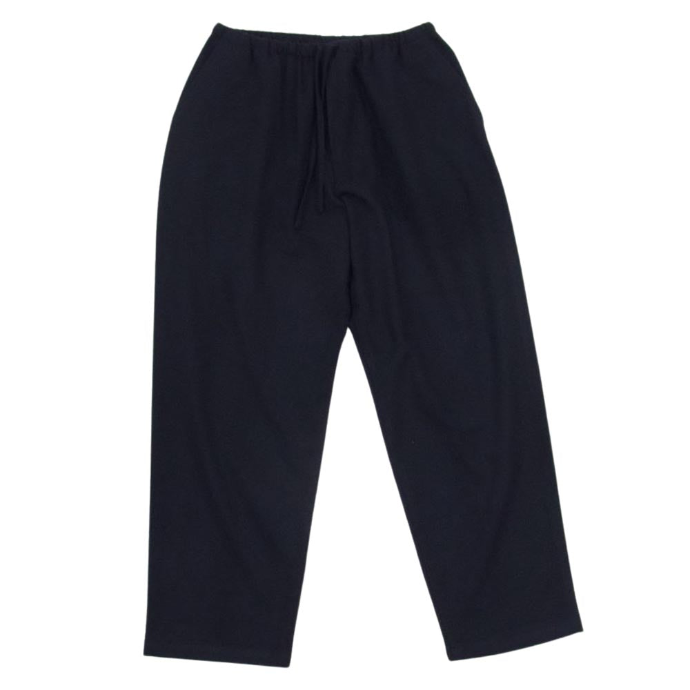 COMOLI コモリ 22AW W03-03006 リファインウール イージー ドローストリング スラックス ネイビー系 1【中古】