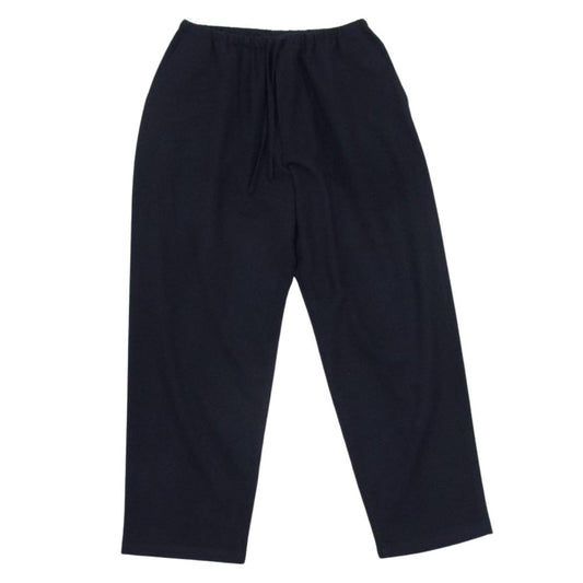 COMOLI コモリ 22AW W03-03006 リファインウール イージー ドローストリング スラックス ネイビー系 1【中古】
