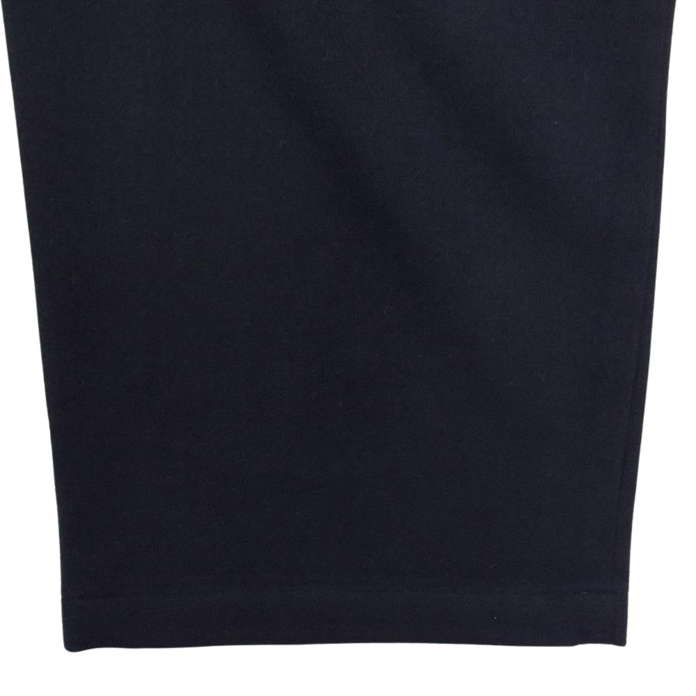 COMOLI コモリ 22AW W03-03006 リファインウール イージー ドローストリング スラックス ネイビー系 1【中古】