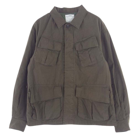 VISVIM ビズビム 22SS 0122105013021 Tropical Combat Jacket コットン ナイロン コンバット ジャケット カーキ系 1【中古】