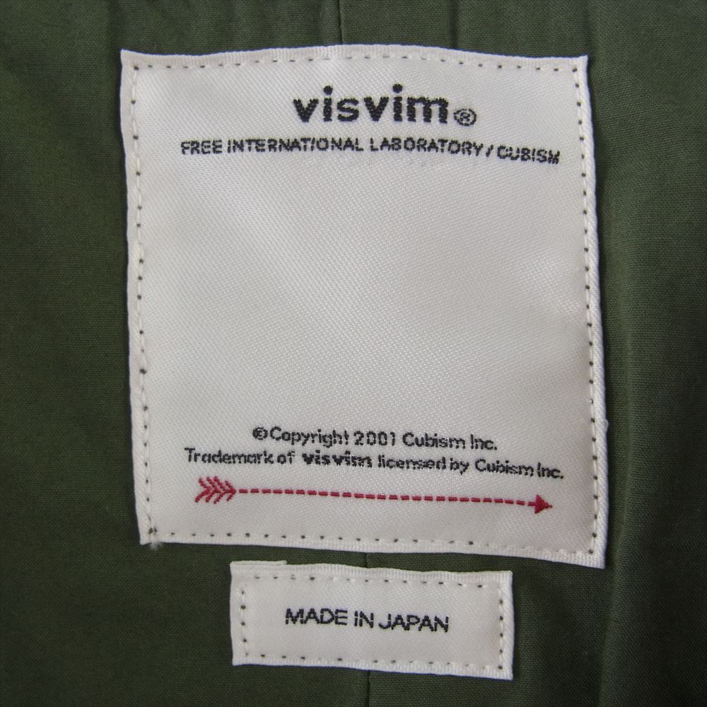 VISVIM ビズビム 22SS 0122105013021 Tropical Combat Jacket コットン ナイロン コンバット ジャケット カーキ系 1【中古】