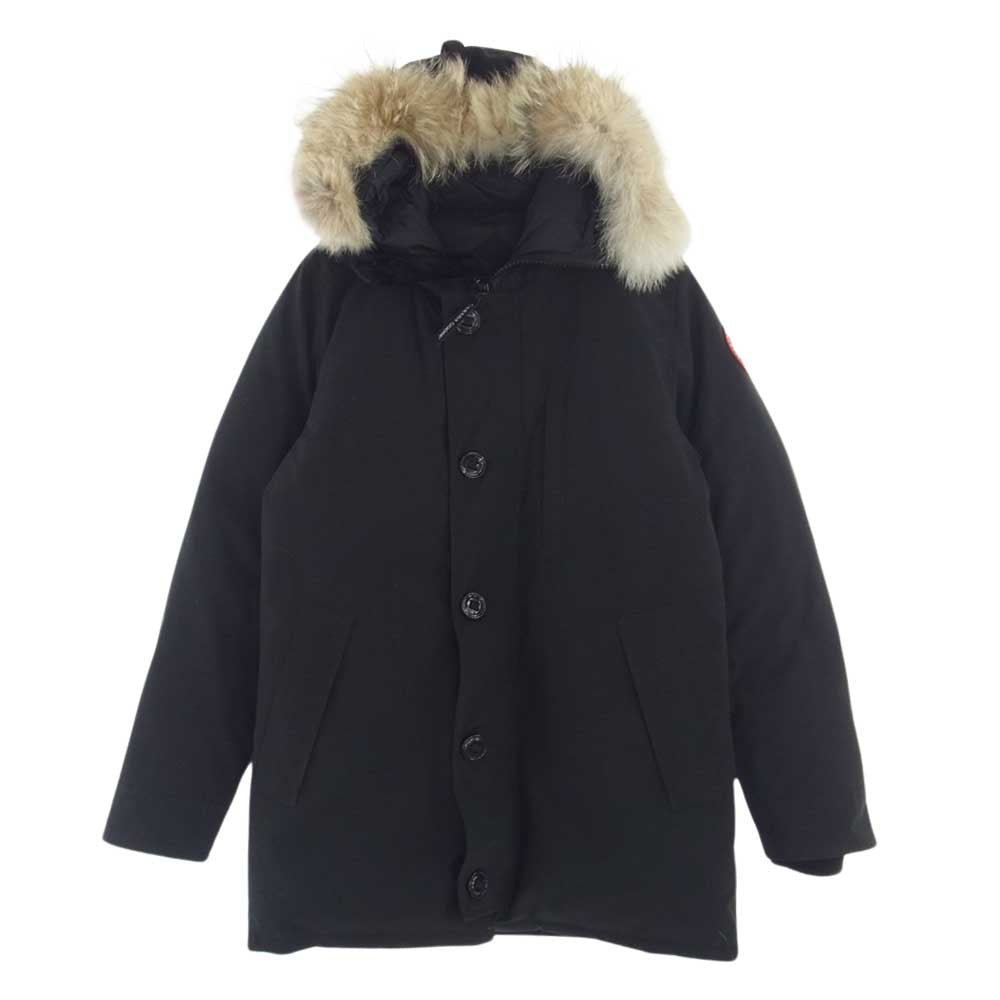 CANADA GOOSE カナダグース 3438JM R 国内正規品 グリフィンタグ JASPER PARKA ジャスパーパーカ コヨーテファーフード付き ダウンジャケット ブラック系 M【中古】