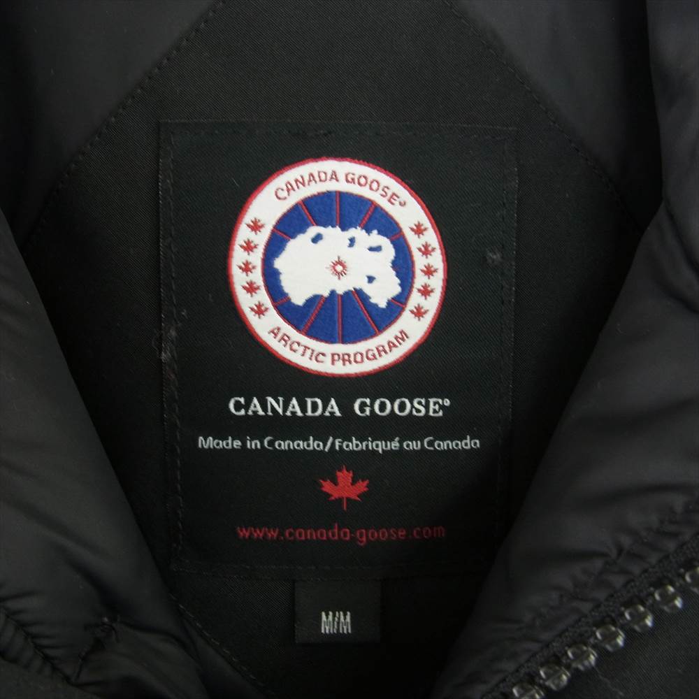 CANADA GOOSE カナダグース 3438JM R 国内正規品 グリフィンタグ JASPER PARKA ジャスパーパーカ コヨーテファーフード付き ダウンジャケット ブラック系 M【中古】