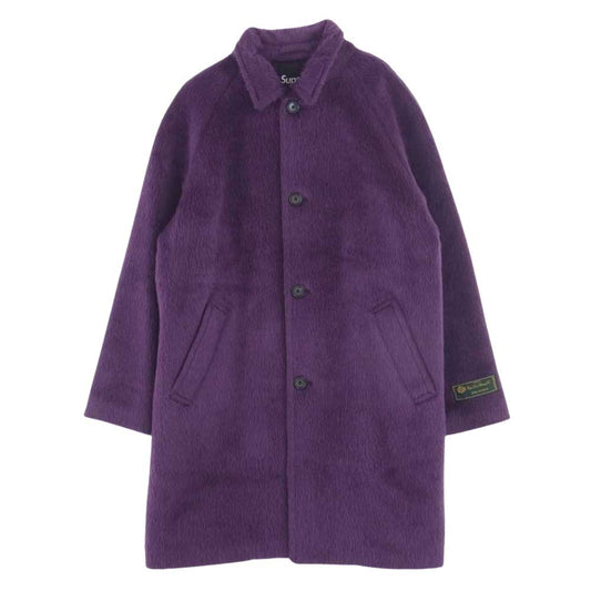 Supreme シュプリーム 21AW Loro Piana ロロピアーナ ALPACA OVERCOAT アルパカ オーバーコート パープル系 L【極上美品】【中古】
