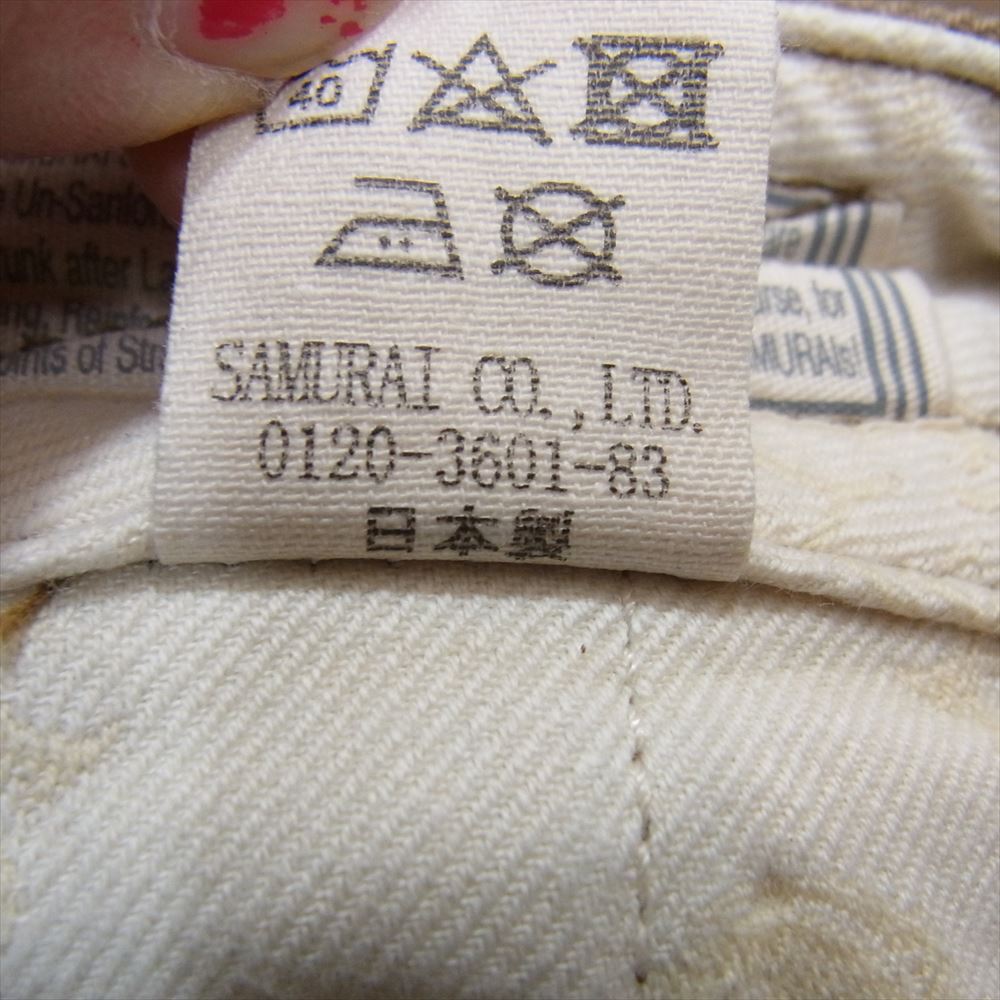 SAMURAI JEANS サムライジーンズ 15oz ヘビー チノ トラウザーズ チノパン ブラウン系 34【中古】