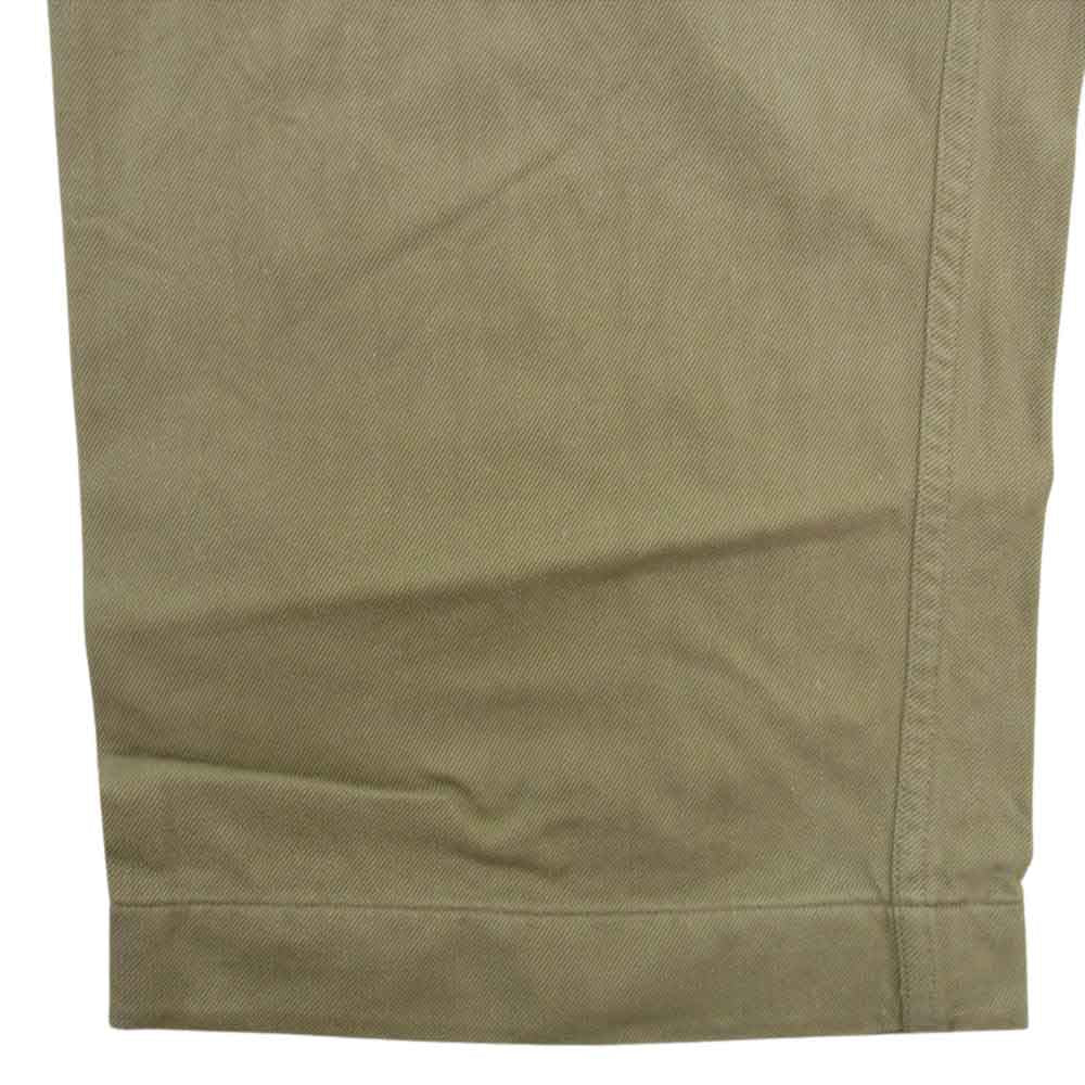 フランス軍 ヴィンテージ ミリタリー チノ トラウザーズ パンツ ベージュ系 35【中古】