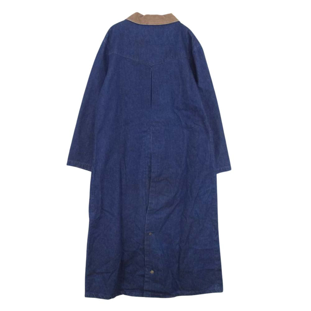 ヴィンテージ THE WEAR OF THE WEST デニム ランチ コート インディゴブルー系 S【中古】