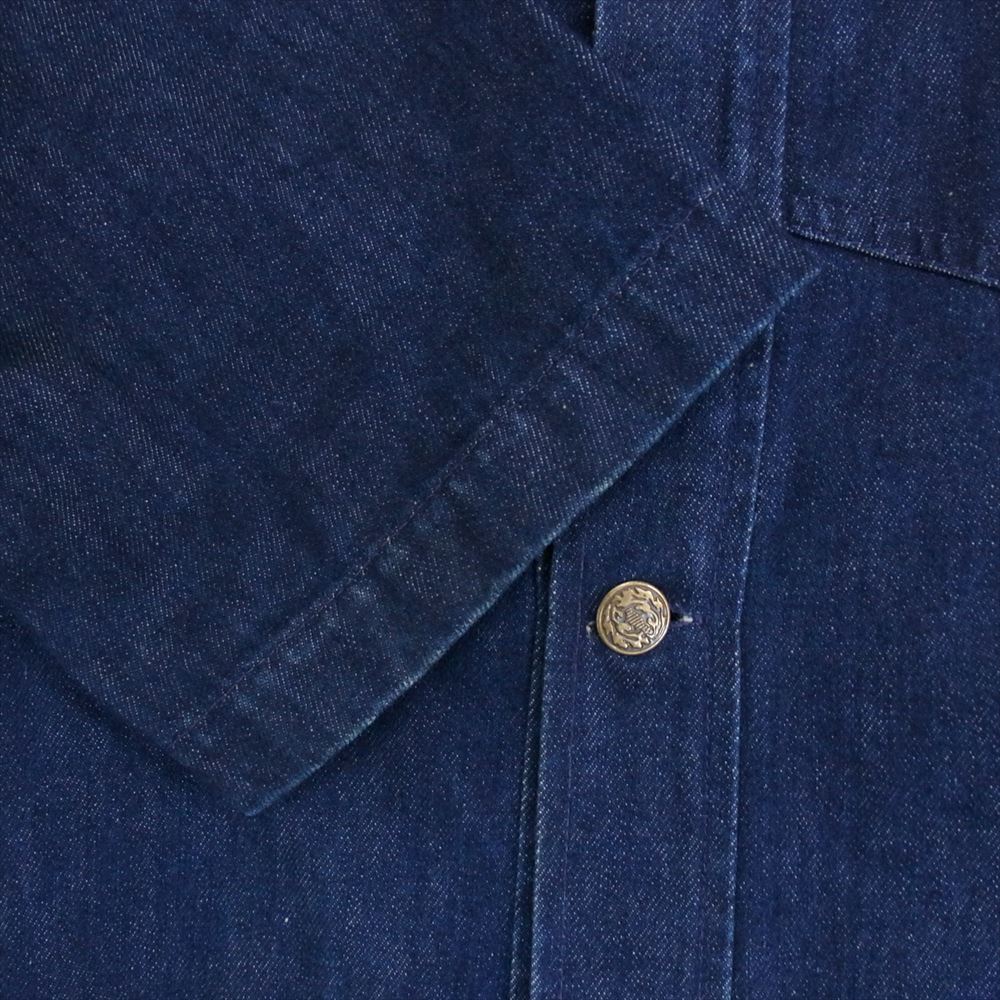 ヴィンテージ THE WEAR OF THE WEST デニム ランチ コート インディゴブルー系 S【中古】