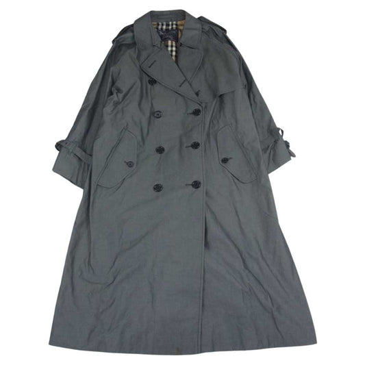 BURBERRY バーバリー 英国製 70s 80s トレンチ コート グレー系【中古】