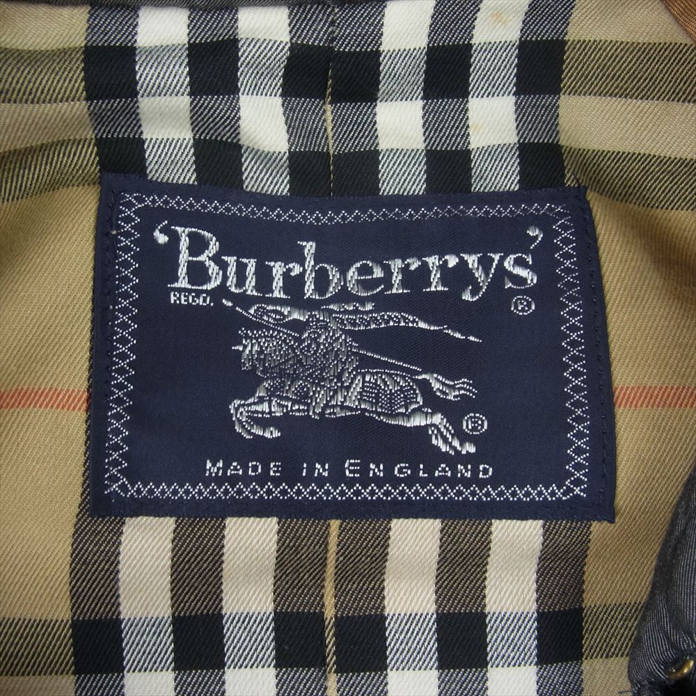 BURBERRY バーバリー 英国製 70s 80s トレンチ コート グレー系【中古】
