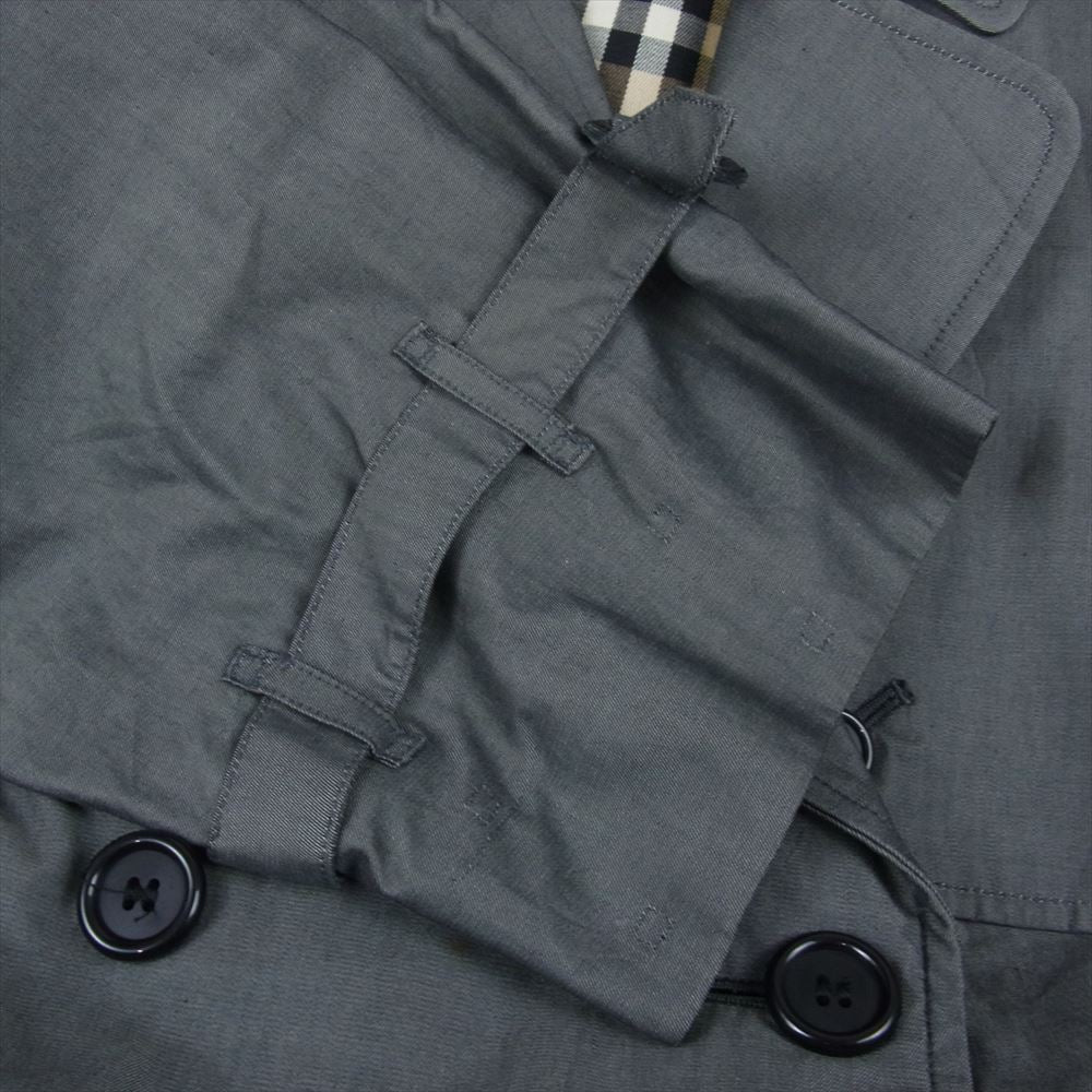 BURBERRY バーバリー 英国製 70s 80s トレンチ コート グレー系【中古】