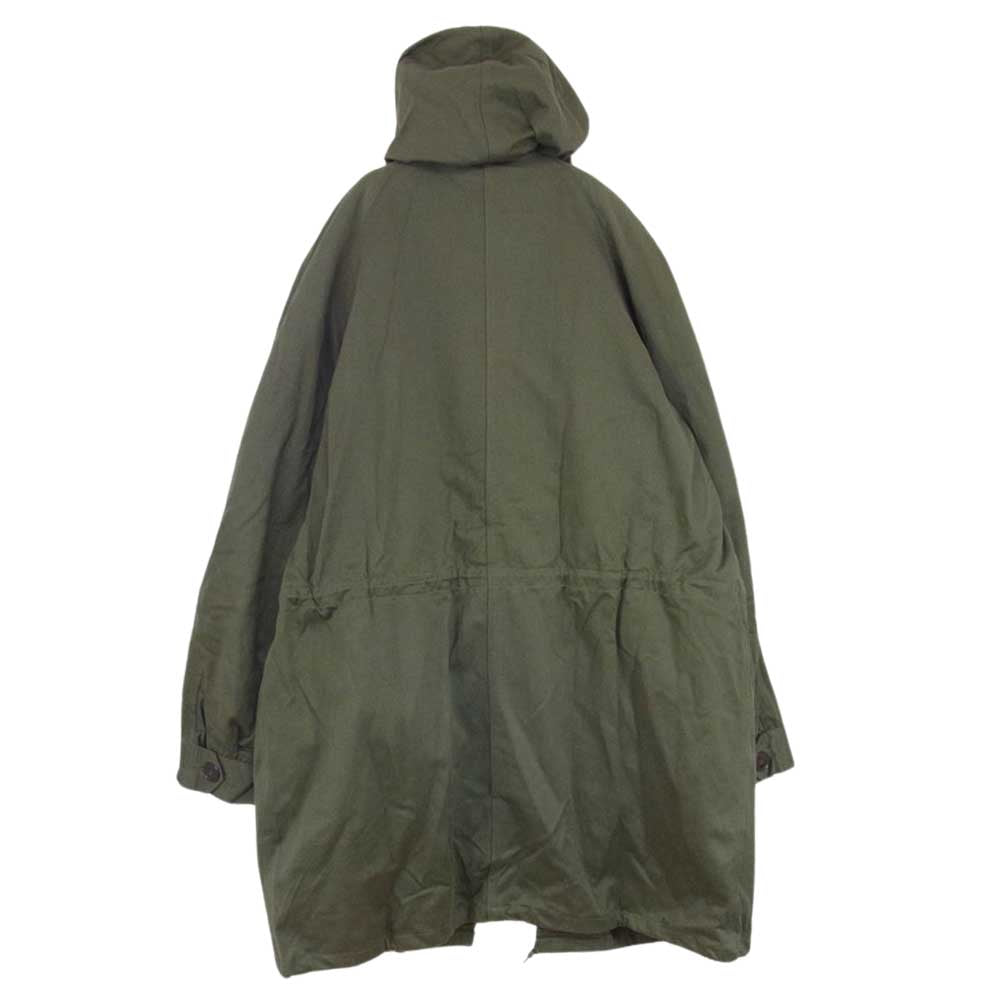 フランス軍 ヴィンテージ 60s M-64 ライナー付 フィールド コート ジャケット カーキ系 92 L【中古】
