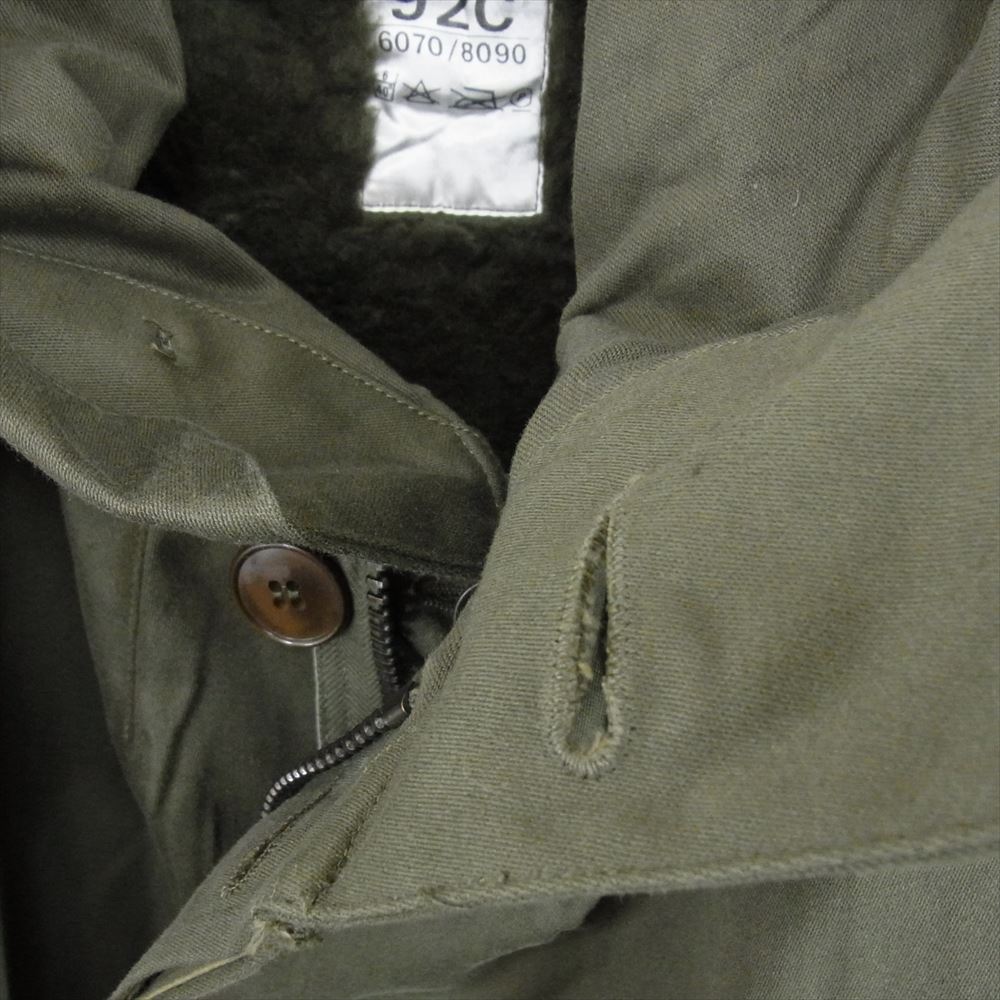 フランス軍 ヴィンテージ 60s M-64 ライナー付 フィールド コート ジャケット カーキ系 92 L【中古】