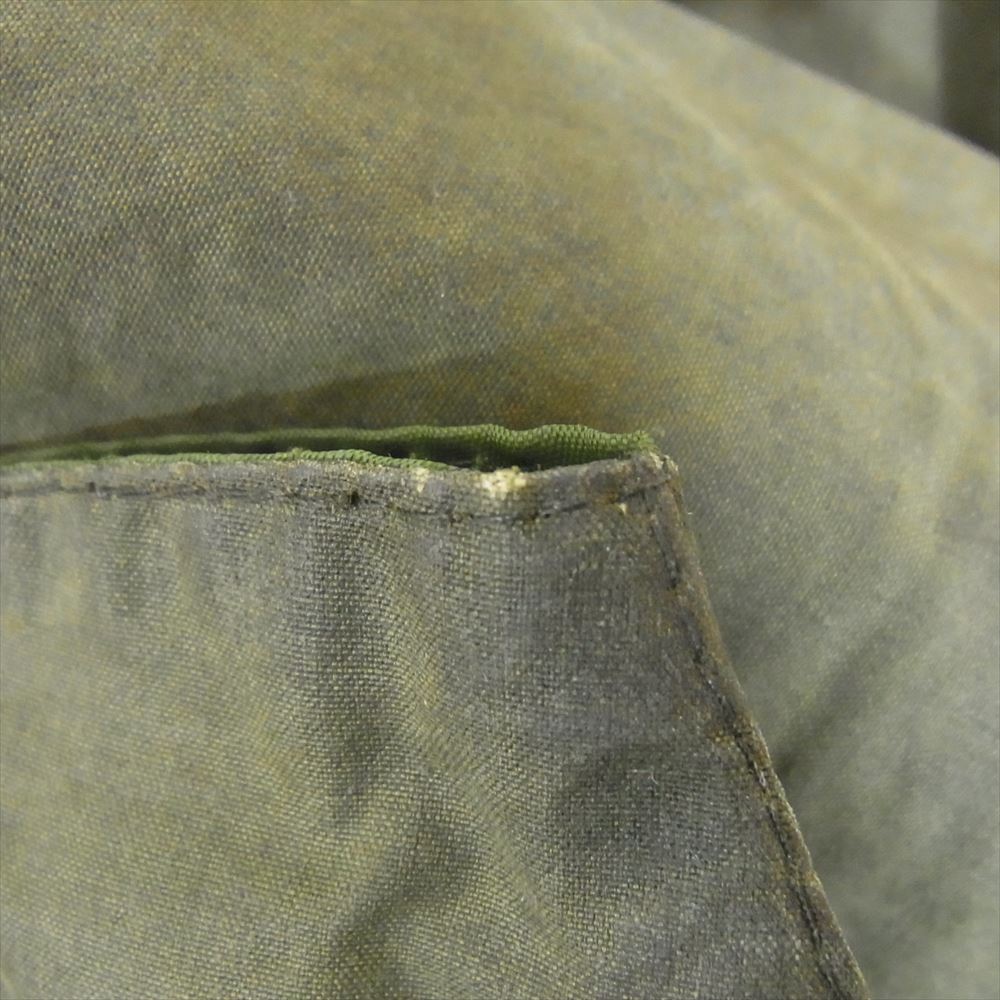 Barbour バブアー 95年製 3ワラント Gamefair ゲームフェア オイルド ジャケット カーキ系 C44 112CM【中古】