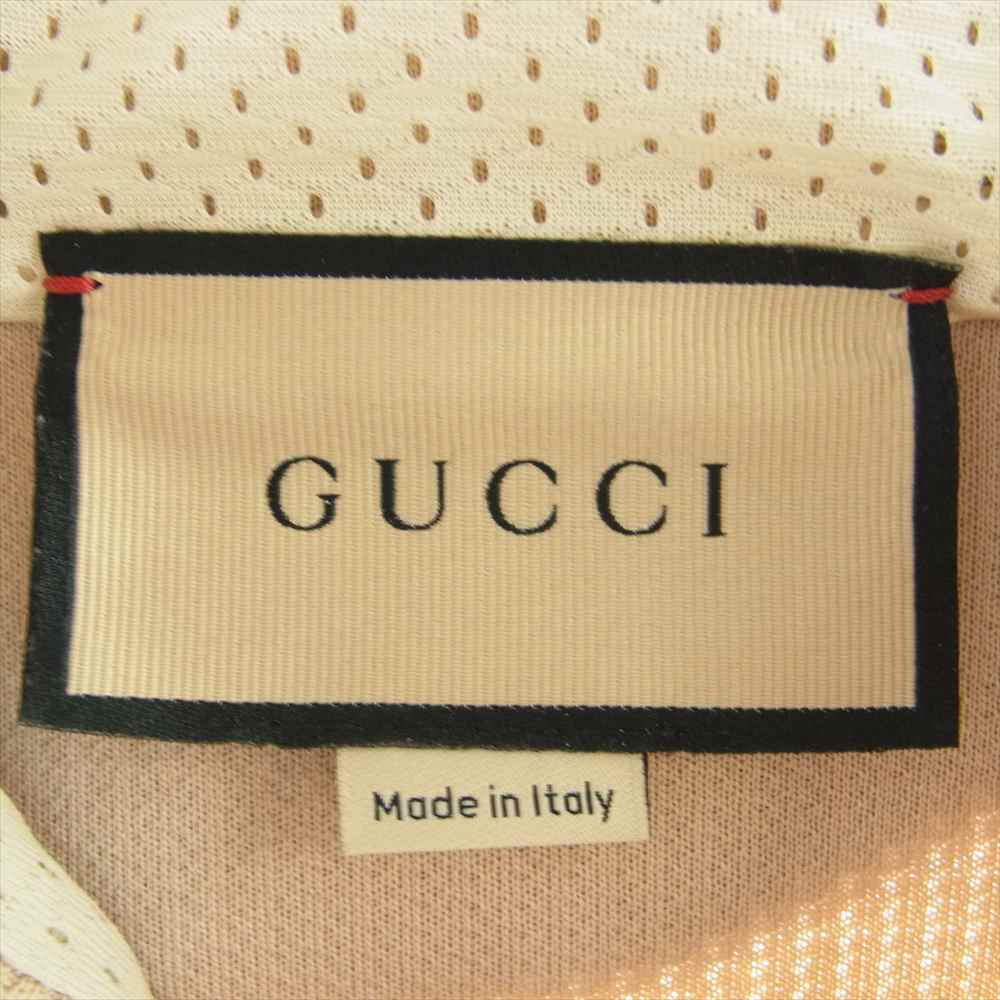 GUCCI グッチ 23SS 733972 XJFFB Jersey Hooded Sweatshirt ジャージー フーデッド スウェット シャツ ベージュ系 XL【美品】【中古】