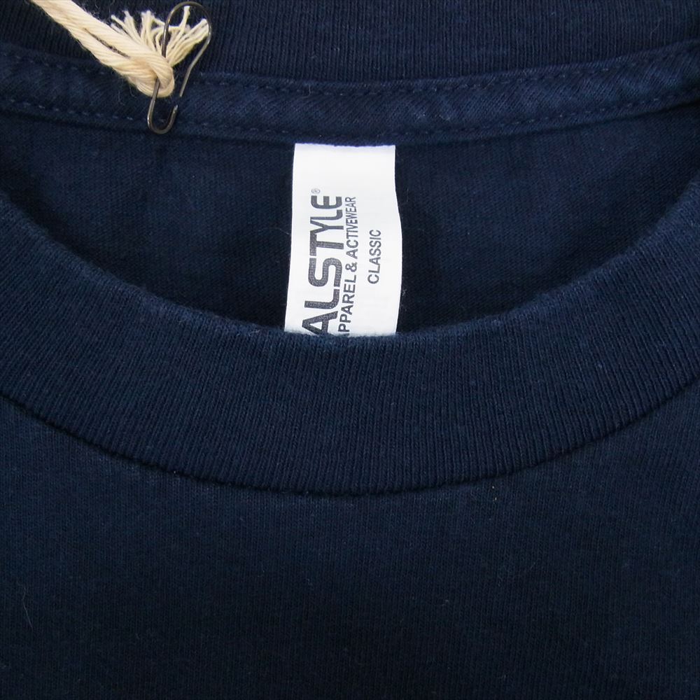TENDERLOIN テンダーロイン TEE S.S 21 プリント 半袖 Tシャツ ネイビー系 L【中古】