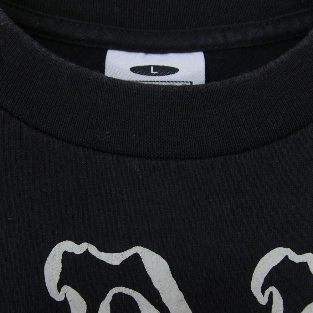 TENDERLOIN テンダーロイン TEE BS プリント 半袖 Tシャツ ブラック系 L【中古】