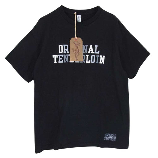 TENDERLOIN テンダーロイン TEE 2A プリント 半袖 Tシャツ ブラック系 L【中古】