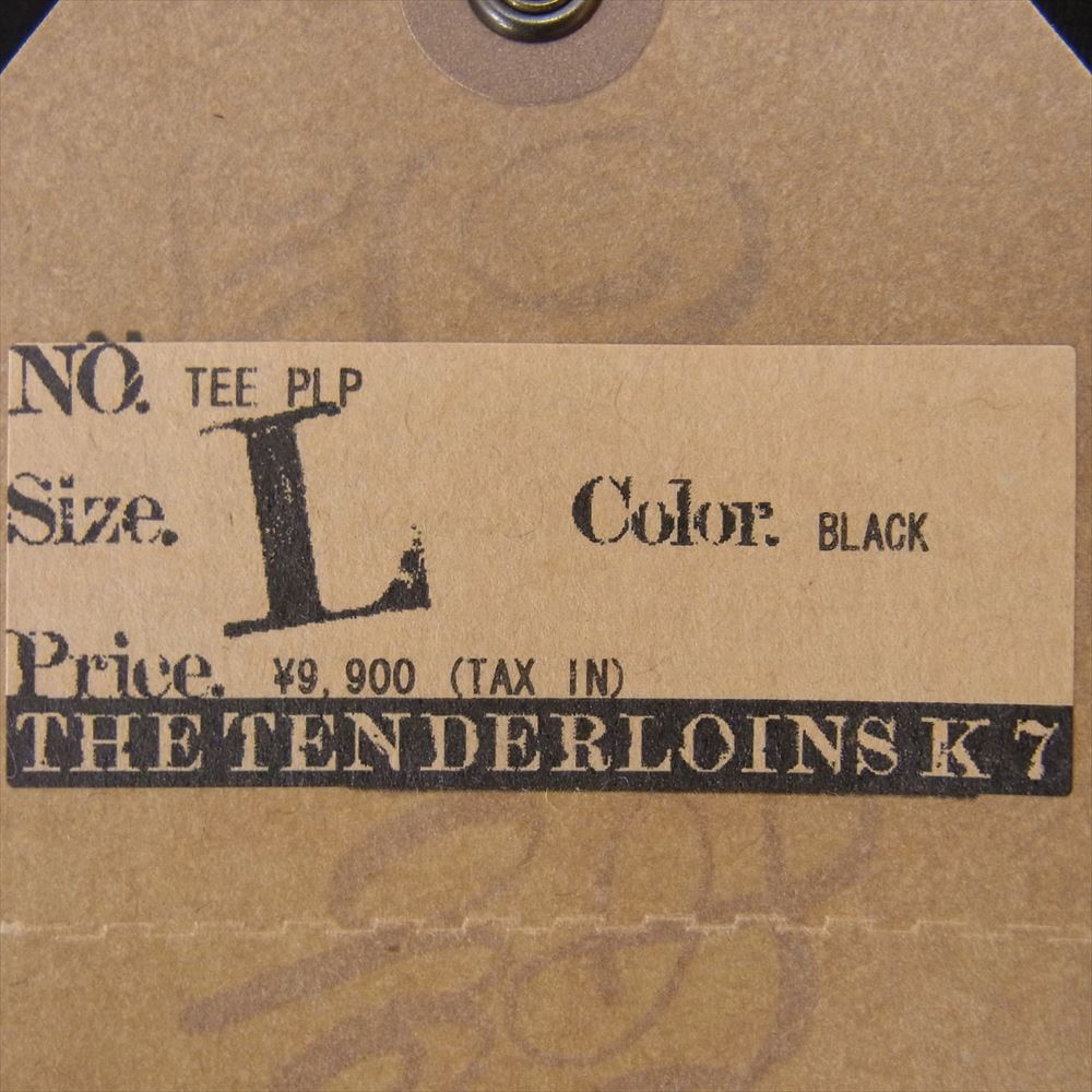 TENDERLOIN テンダーロイン TEE PLP  半袖 Tシャツ ブラック系 L【中古】