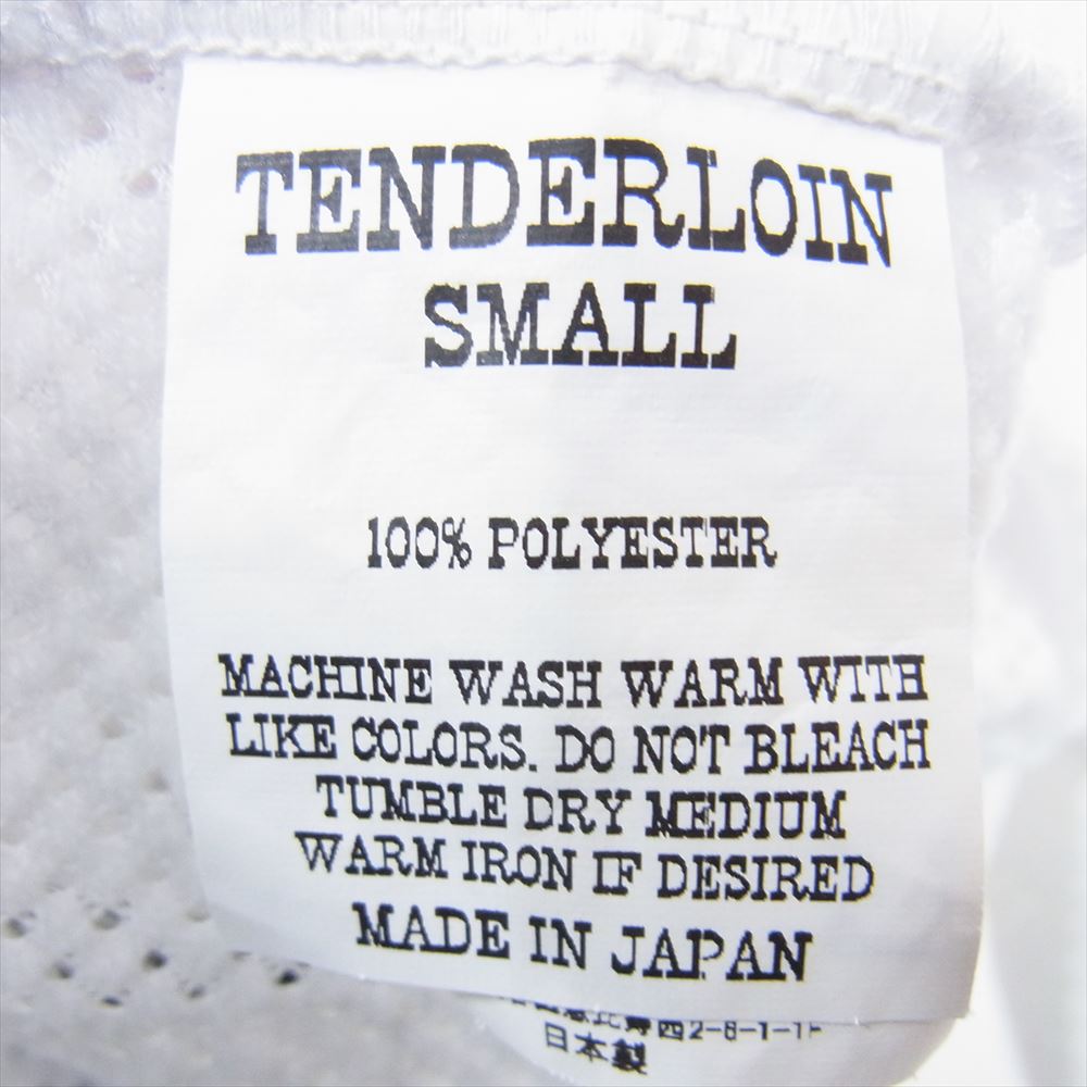 TENDERLOIN テンダーロイン MIX MESH JERSEY BS メッシュ 長袖Ｔシャツ ホワイト系 S【中古】