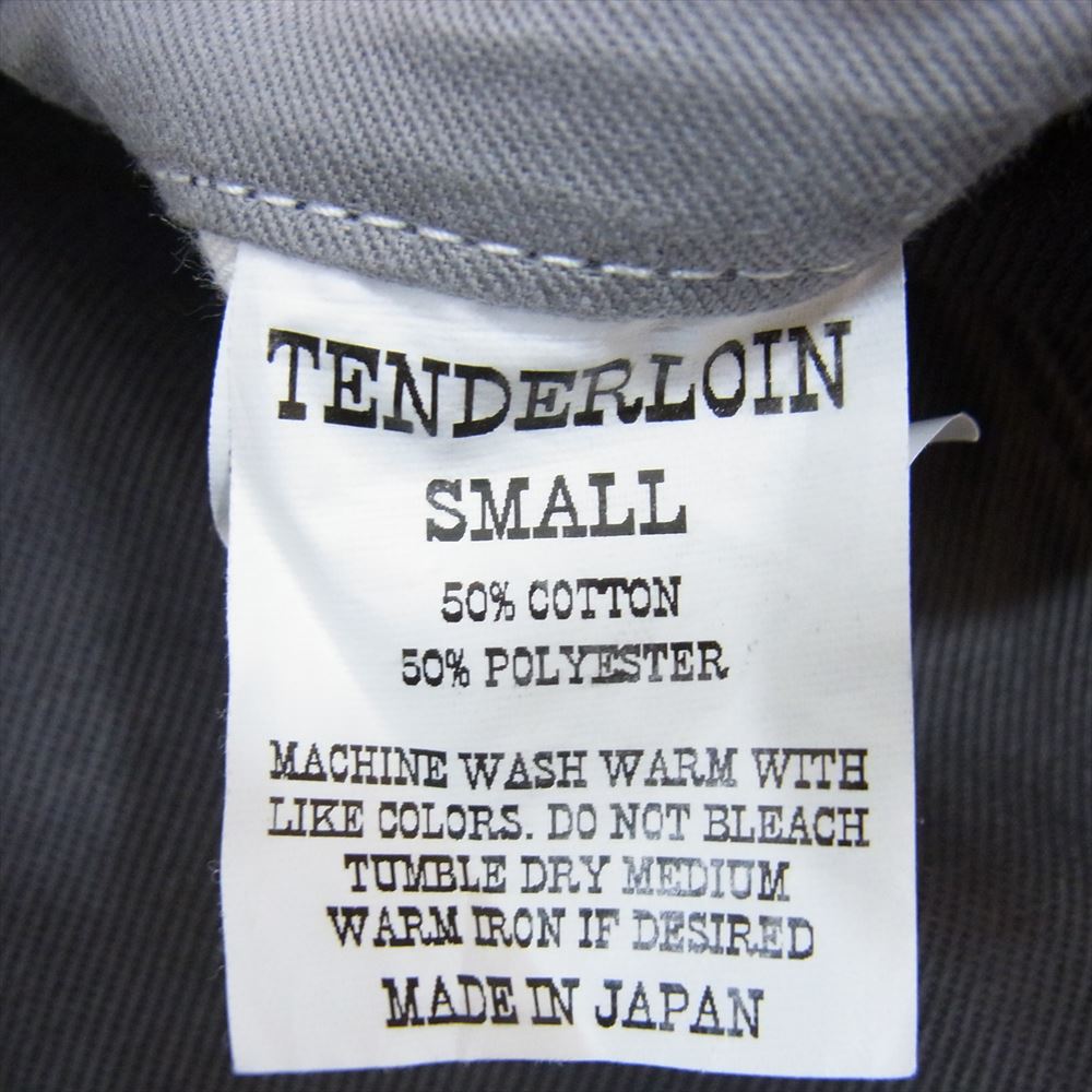 TENDERLOIN テンダーロイン T-BDP T/C LONG ワークパンツ チャコール系 S【中古】