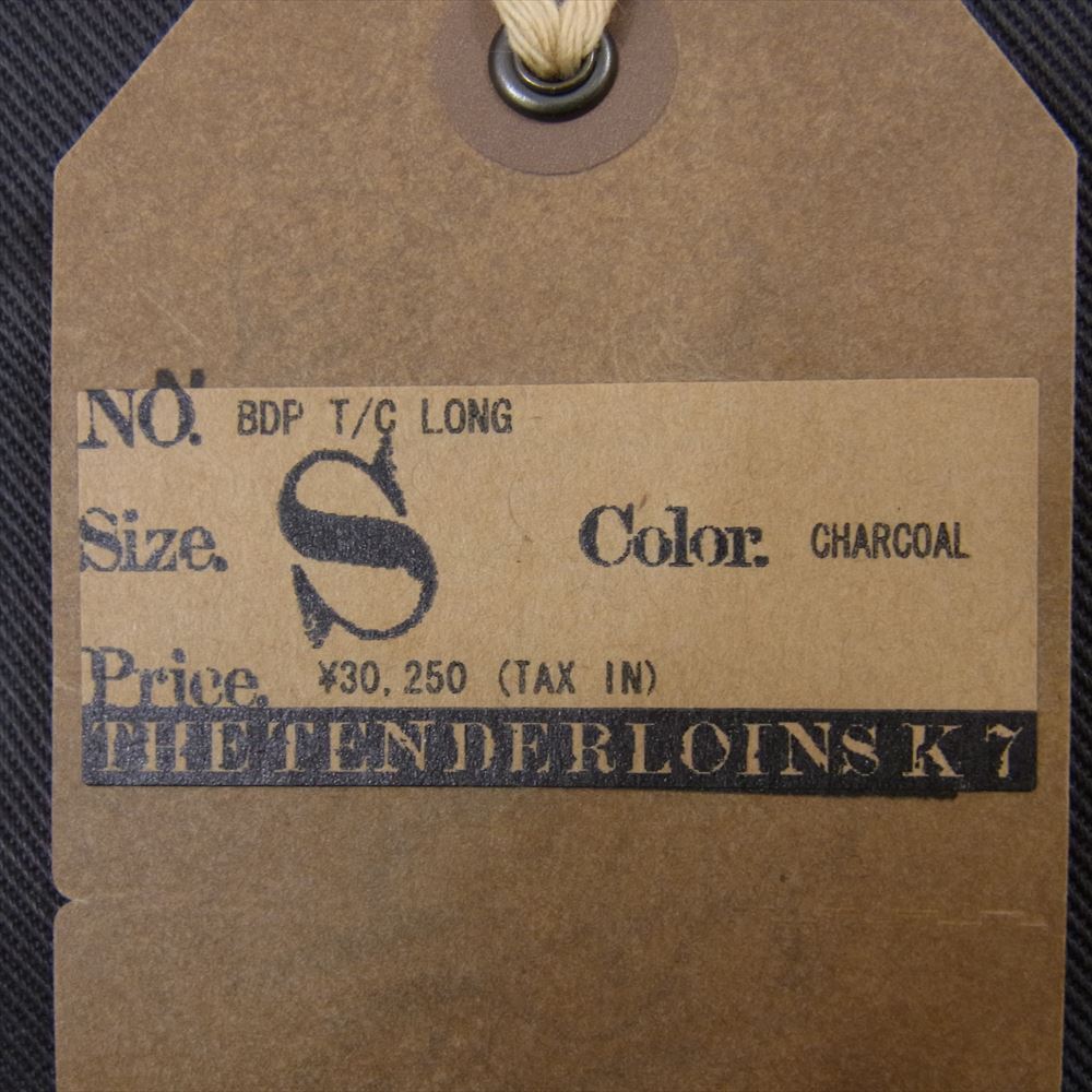 TENDERLOIN テンダーロイン T-BDP T/C LONG ワークパンツ チャコール系 S【中古】