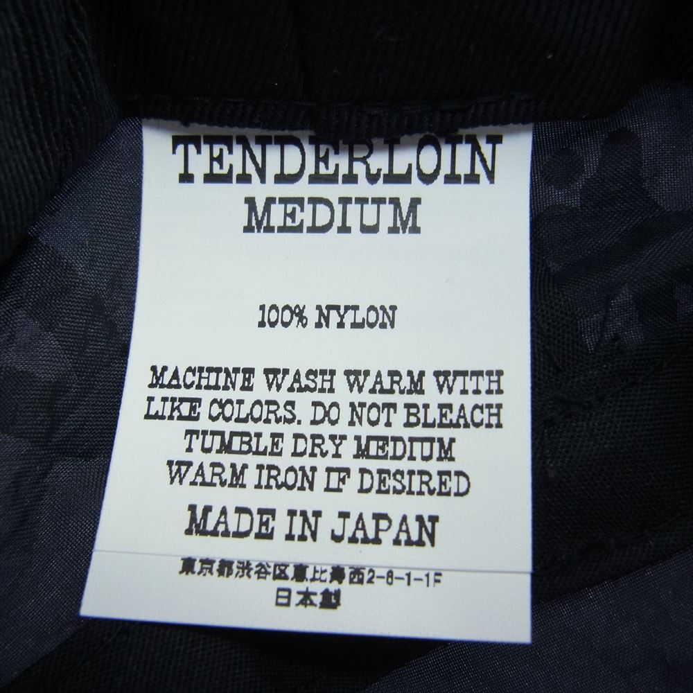 TENDERLOIN テンダーロイン NYLON BUCKET HAT ナイロン バケット ハット ブラック系【中古】