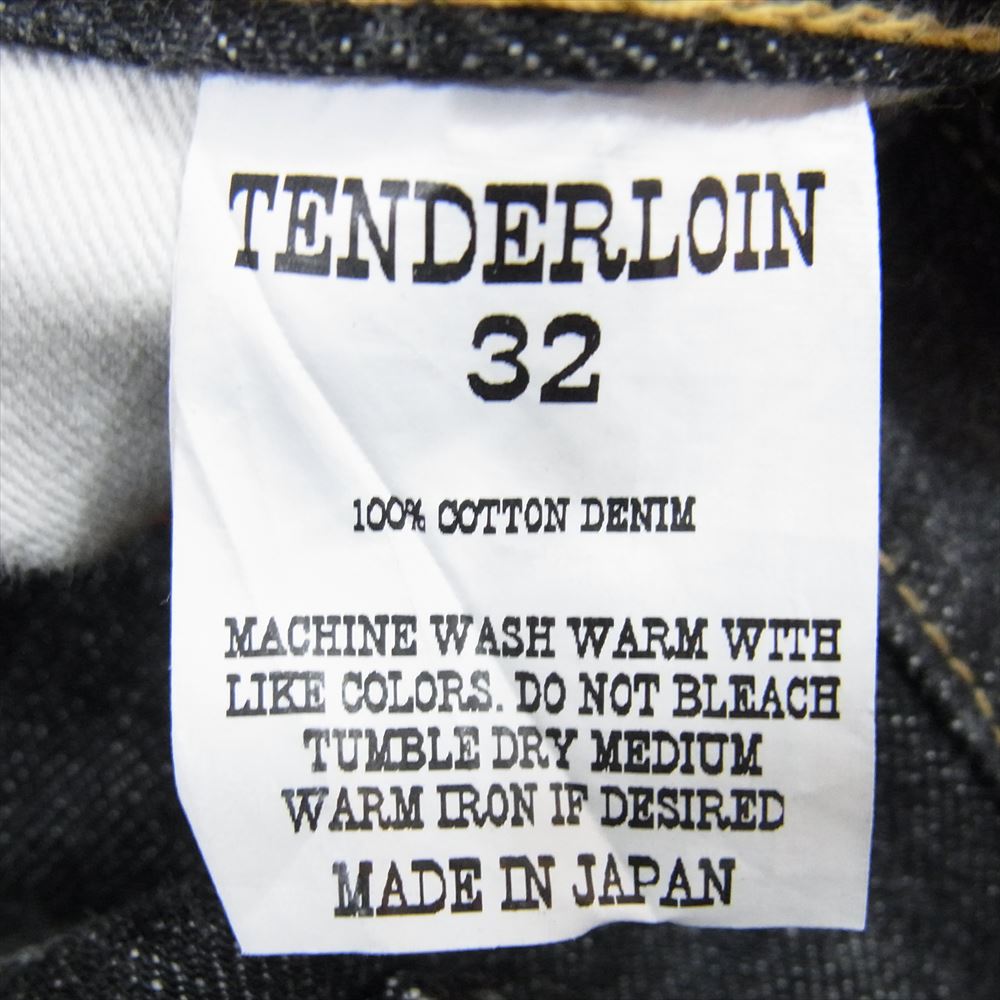 TENDERLOIN テンダーロイン T-DENIM PNT BLACK デニムパンツ ブラック系 32【中古】